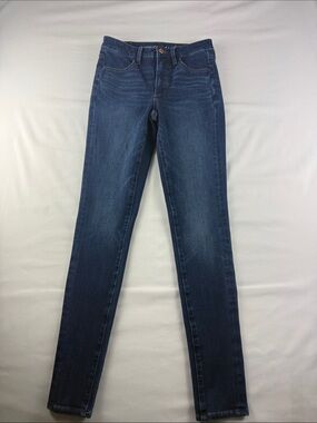 American Eagle Super High Rise Jegging Women's Size 2 Long Tall Stretch Denim